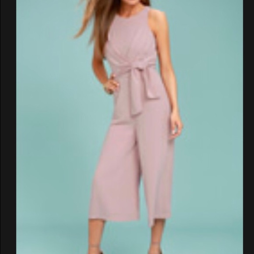 Lulus On Track Mauve Midi Jumpsuit